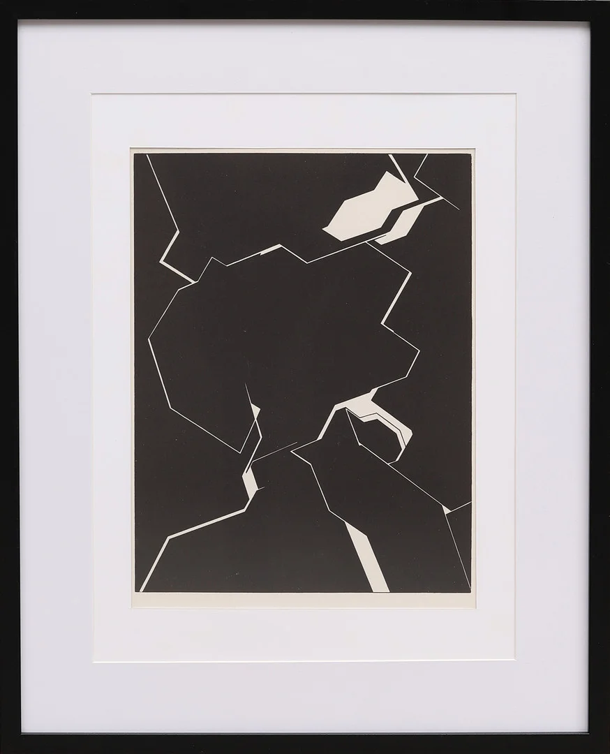 PABLO PALAZUELO. EFTER. Litografi, ur Derrière le Miroir nr 195 1971. — Engravings & Prints — Crafoord Auktioner Malmö