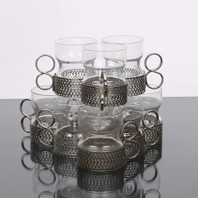 TIMO SARPANEVA. Teglas, 9 st, "Tsaikka", Iittala, Finland.