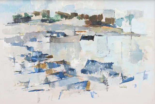 GÖSTA SUNDSTRÖM (1920-2008). "VÅRVIK".