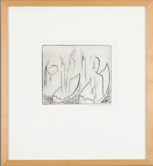 HANS WIGERT. Etsning, signerad och numrerad 2/30.