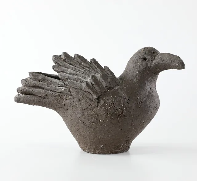MARGOT ÖJEMARK. skulptur, stengods, osignerad.