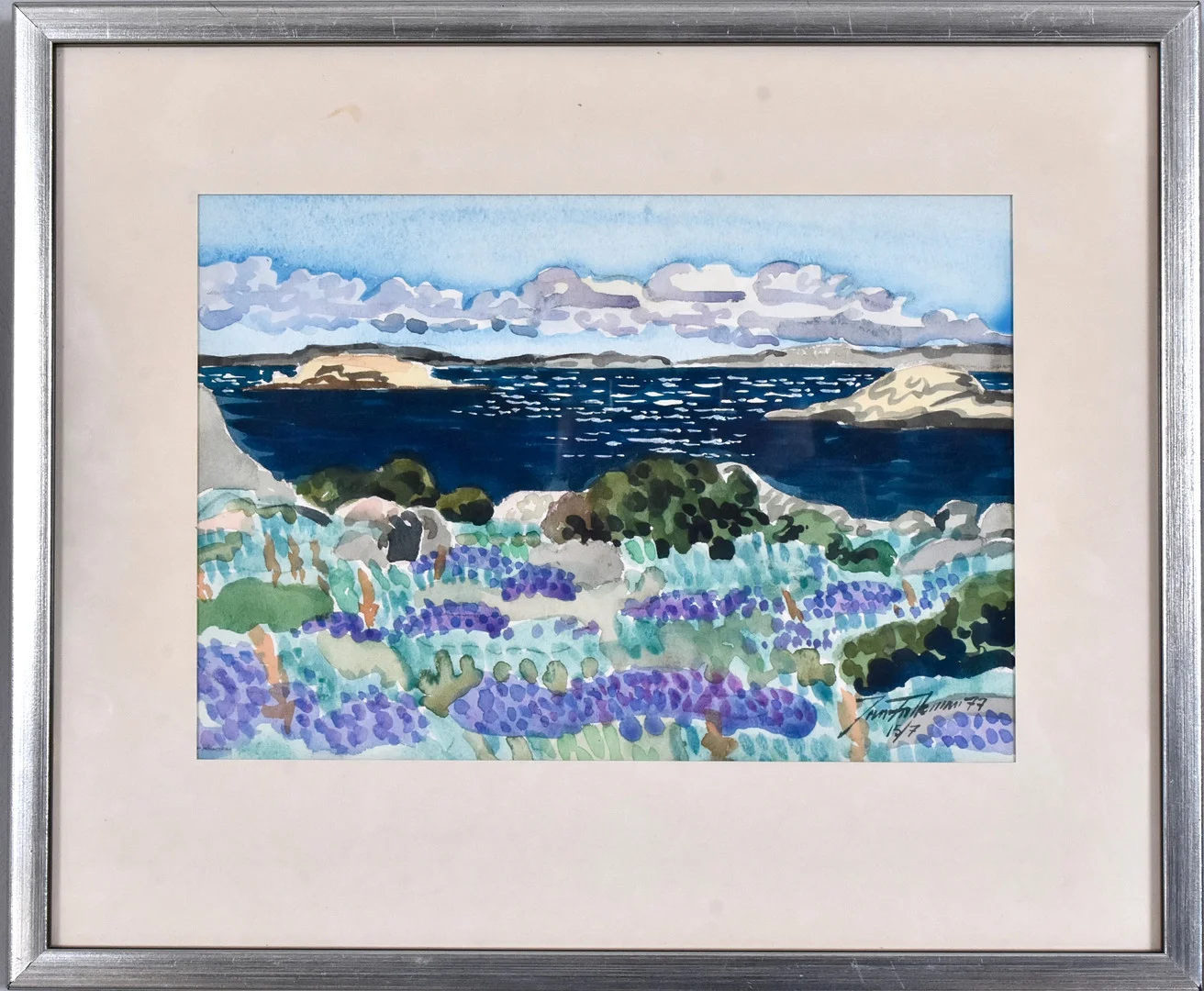 JAN FALKMAN. Akvarell. — Paintings — Halmstads Auktionskammare