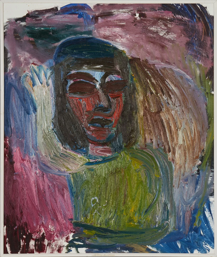 ERLAND CULLBERG. Porträtt, signerad E.Cullberg, olja på duk. — Paintings — Crafoord Auktioner Stockholm