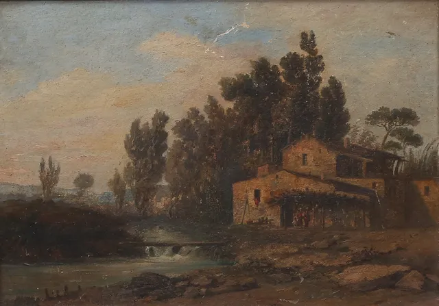 CATALAN SCHOOL. Rural view.