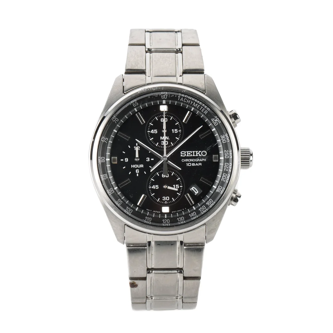 202411593 Seiko Chronograph Men's Wristwatch. — Watches and clocks/Men’s watches — Lauritz