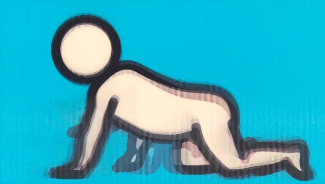 Opie, Julian — "Dino crawling" 2012