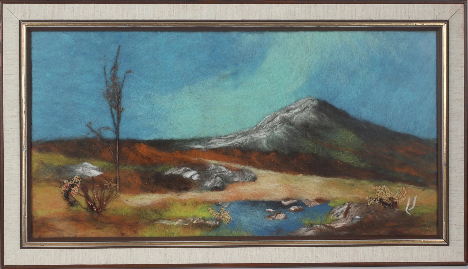 LISA JOHANSSON. Fjällandskap, ull, monogramsignerad. — Other — Stadsauktion Sundsvall