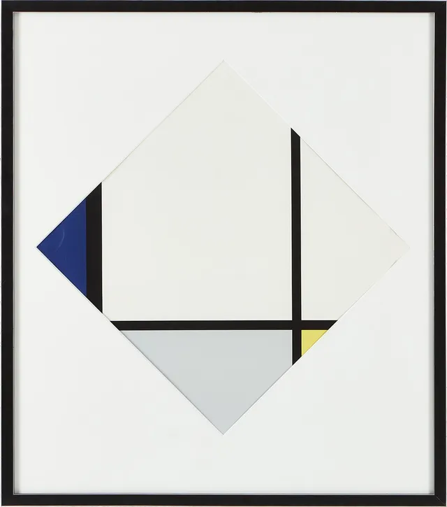 PIET MONDRIAN. EFTER. Tryck, komposition.