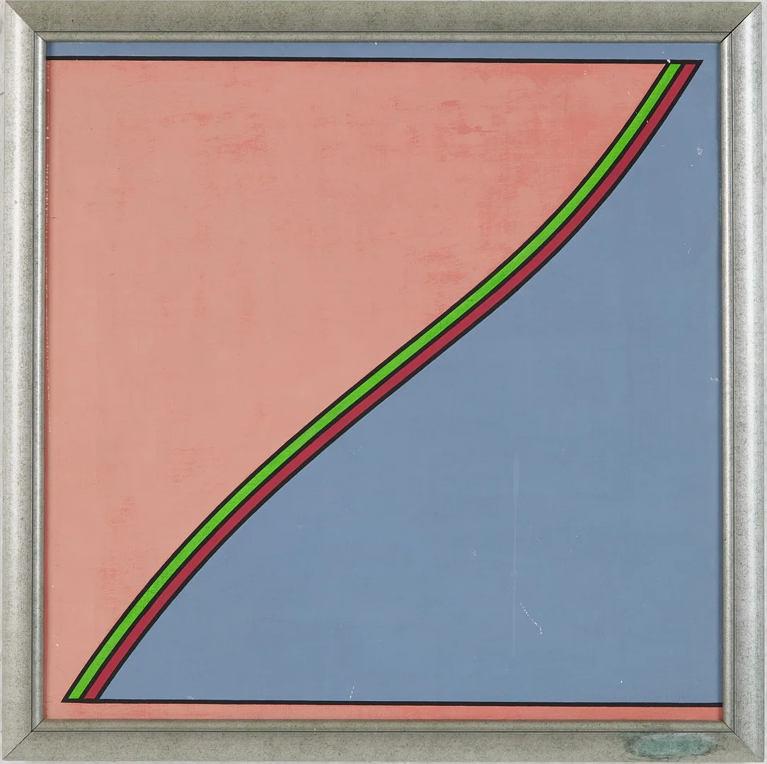LARS KARLMARK. "RISIRI" oljemålning på duk, signerad och daterad a tergo 1966. — Paintings — Stockholms Auktionsverk Magasin 5