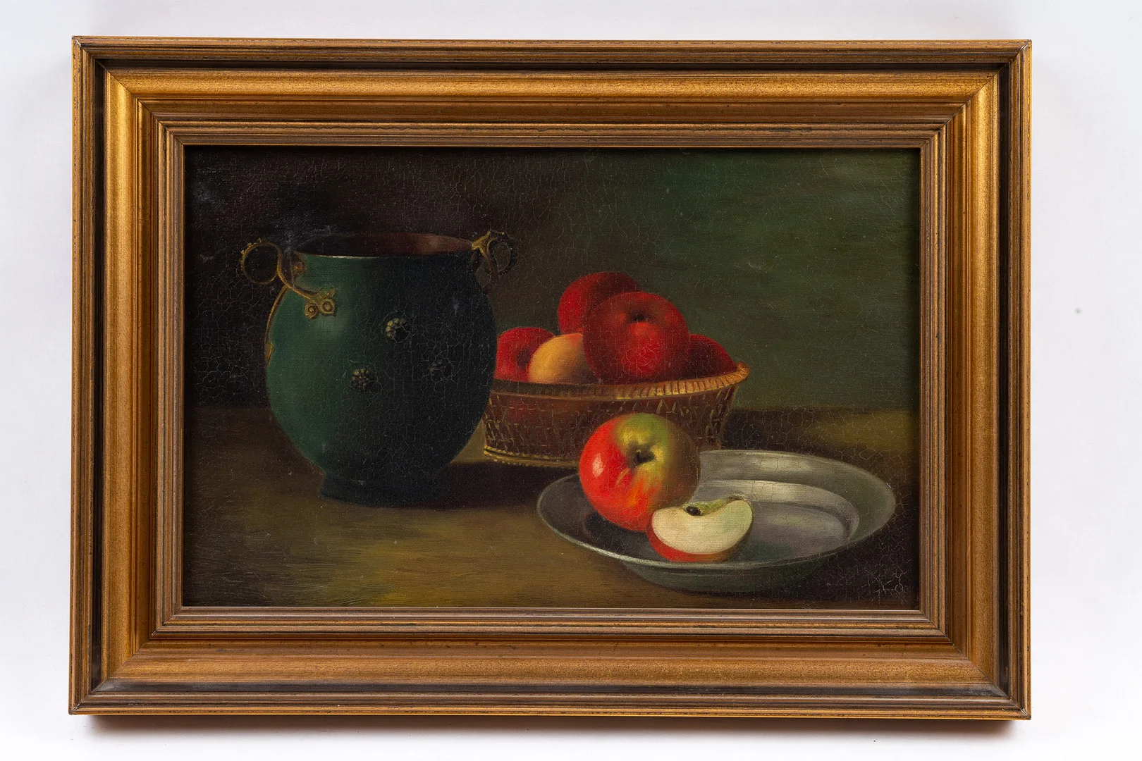 Unbekannter Künstler, Gemälde, Stillleben mit Äpfeln. — Paintings — Stockholms Auktionsverk Köln