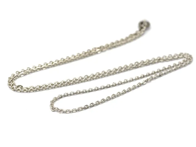 Halskedja, Ankarlänk silver 50cm 3,6g