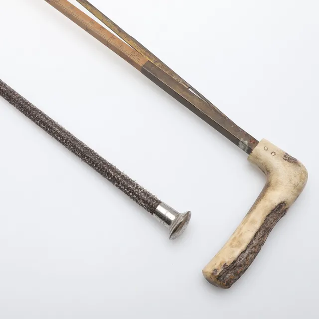 DONATE TO CHARITY - SWAINE RIDING CROP & HORSE MEASURING STICK.