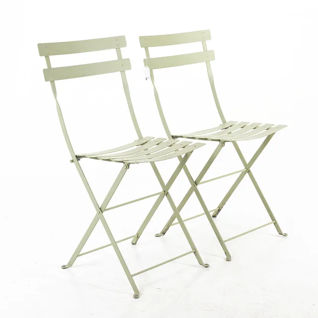 TRÄDGÅRDSSTOLAR, 1 par "Bistro" Fermob.