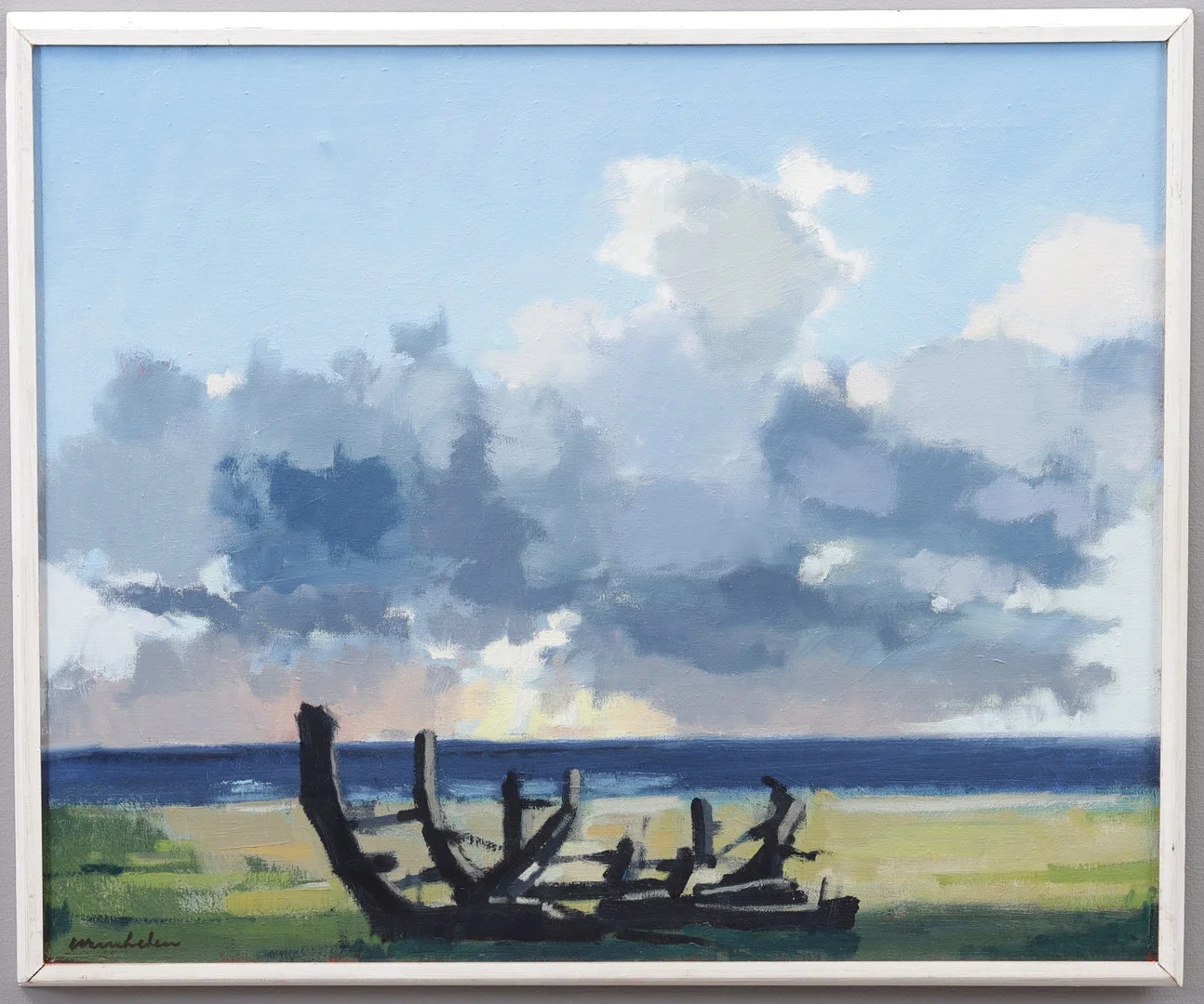 STIG WERNHEDEN. Olja på duk, signerad. — Paintings — Växjö Auktionskammare