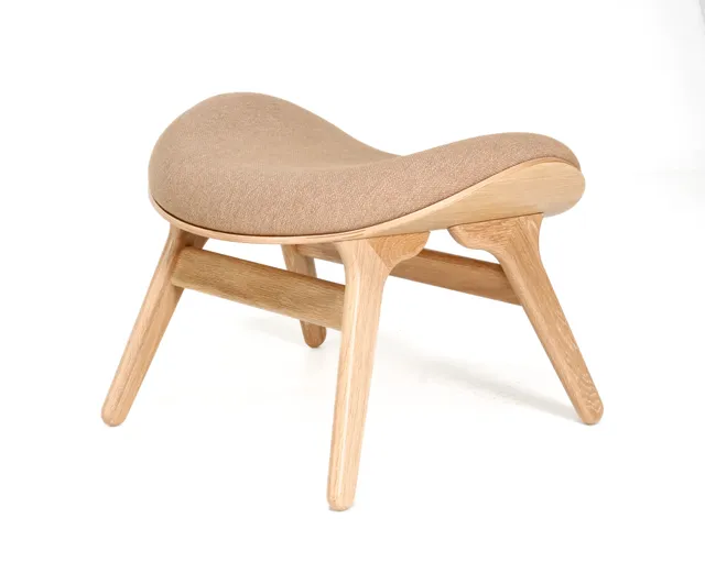 Anders Klem for Umage. Stool, oak, model 'A Conversation Piece, exhibition model