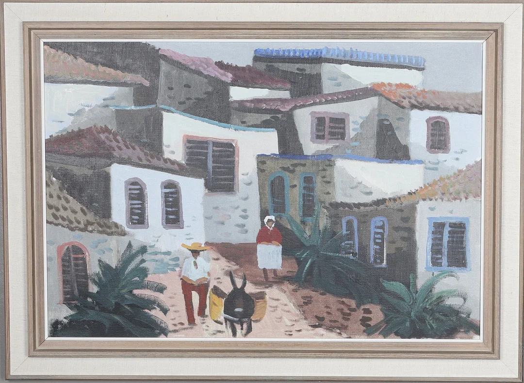 TAGE GAVIK. olja på duk, signerad. — Paintings — Gomér & Andersson Norrköping