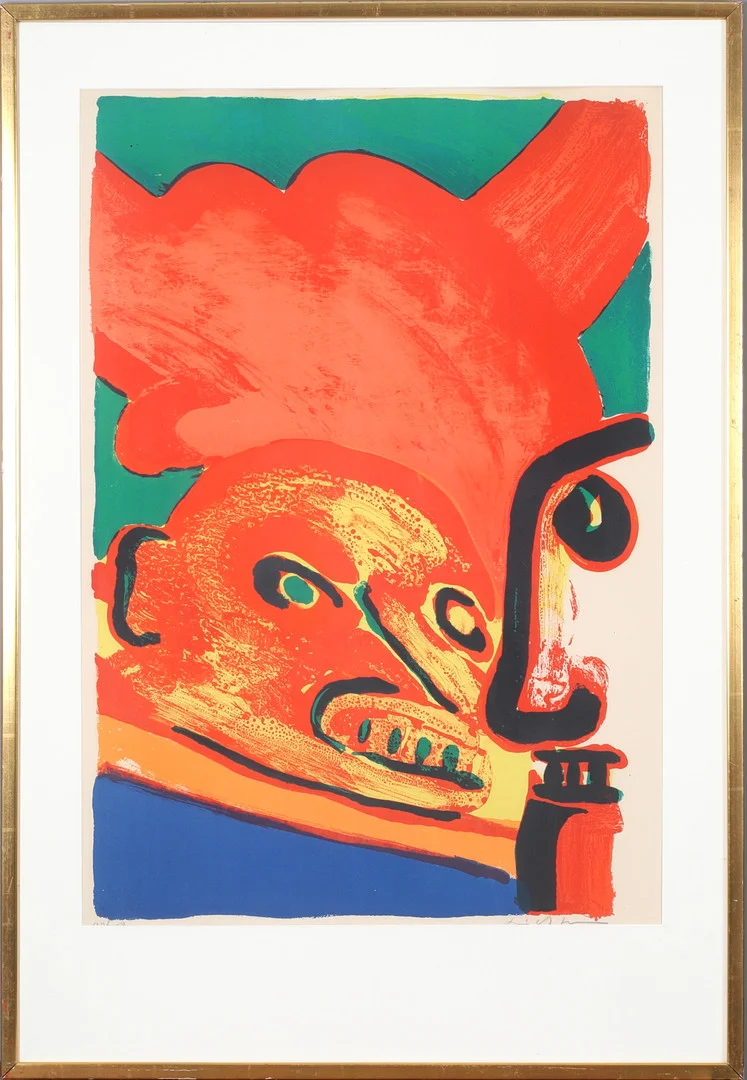 BENGT LINDSTRÖM. Komposition med figurer, litografi, signerad och numrerad. — Engravings & Prints — Stadsauktion Sundsvall