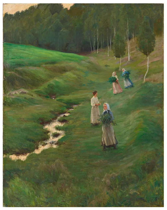 Fanny Brate, I Midsommartid.