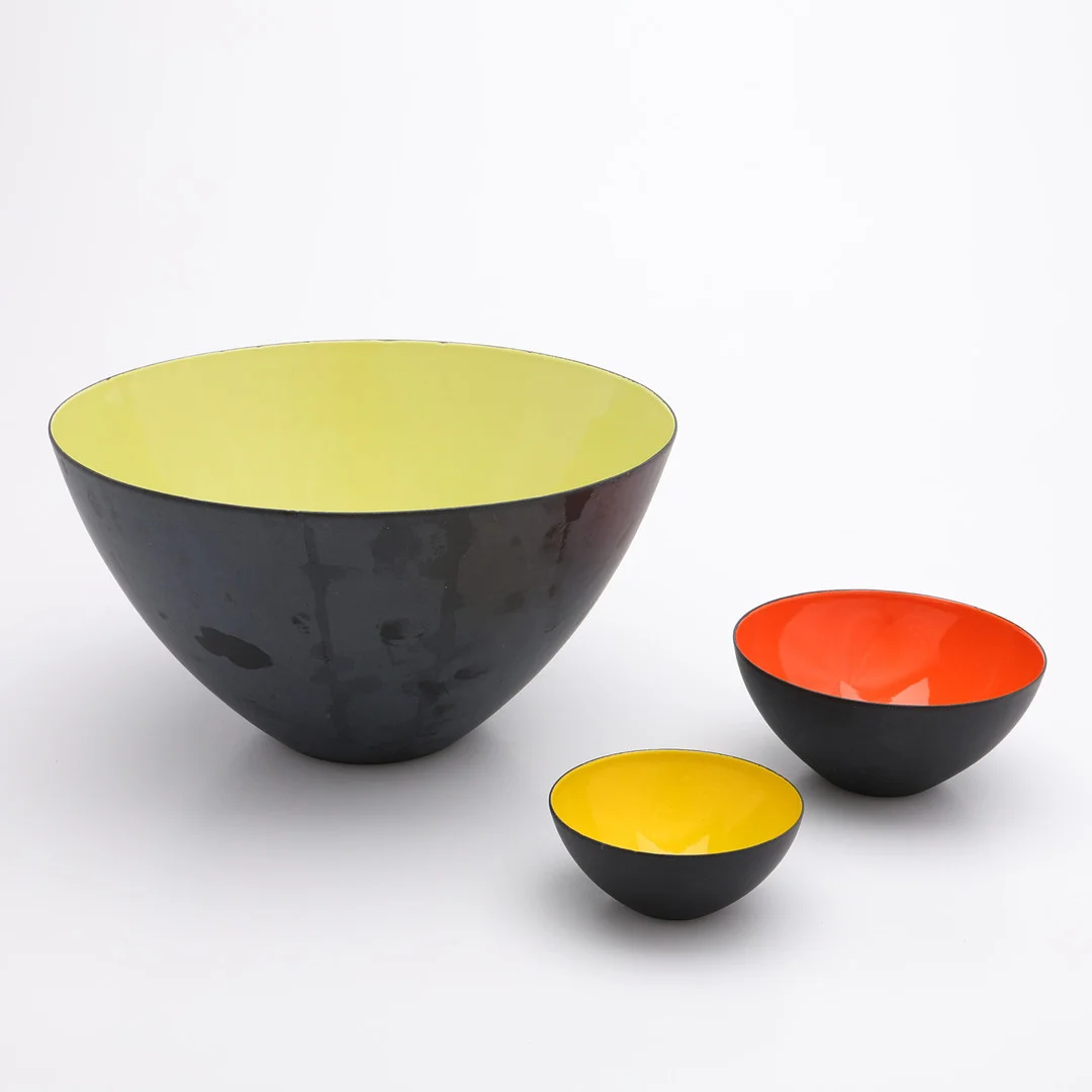 HERBERT KRENCHEL. SKÅLAR, 3 ST, "KRENIT", DANMARK. — Other metals — Crafoord Auktioner Lund
