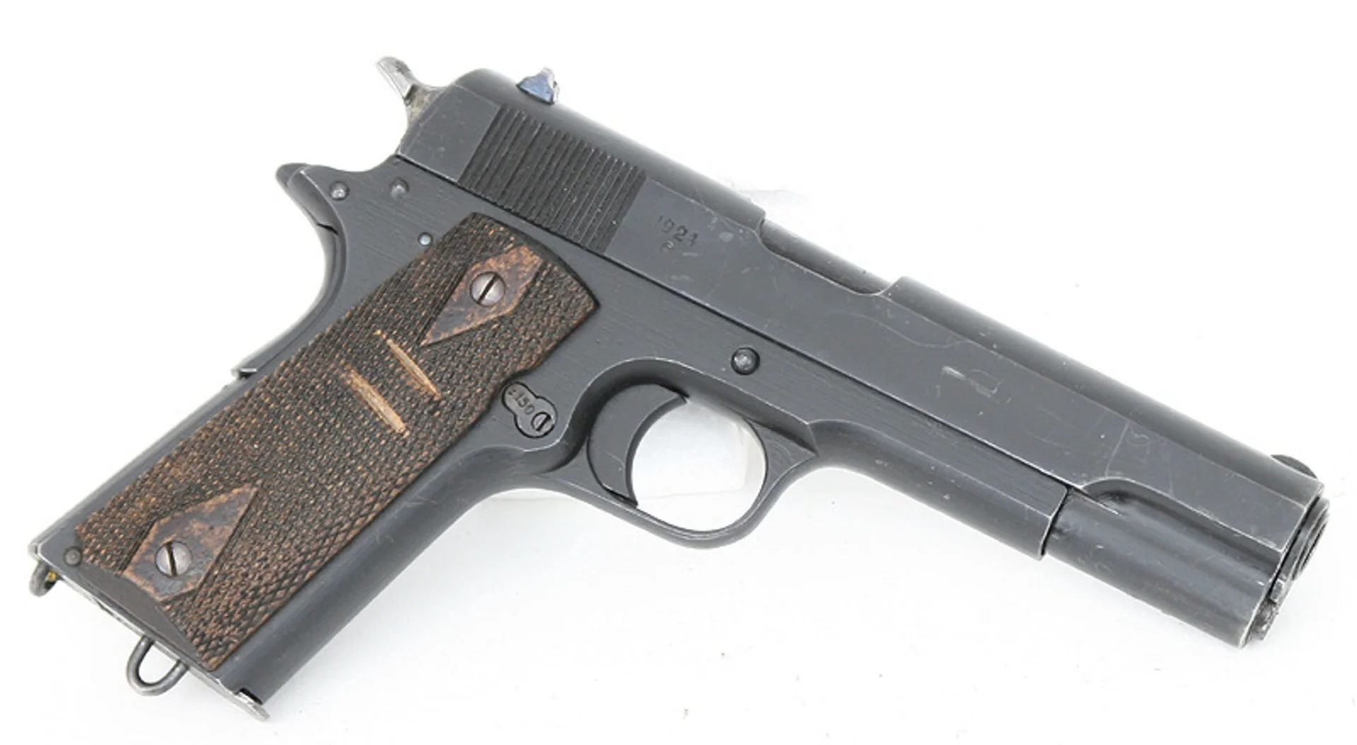 PISTOL, norsk, Halvautomatisk, fabrikat Kongsberg, modell 1914, kaliber .45ACP. — Pistols — Mauritz Widforss