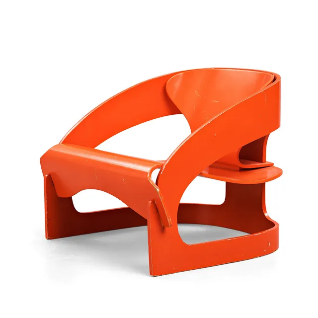 Joe Colombo, fåtölj, modell 4801, Kartell, Italien 1960-70-tal.