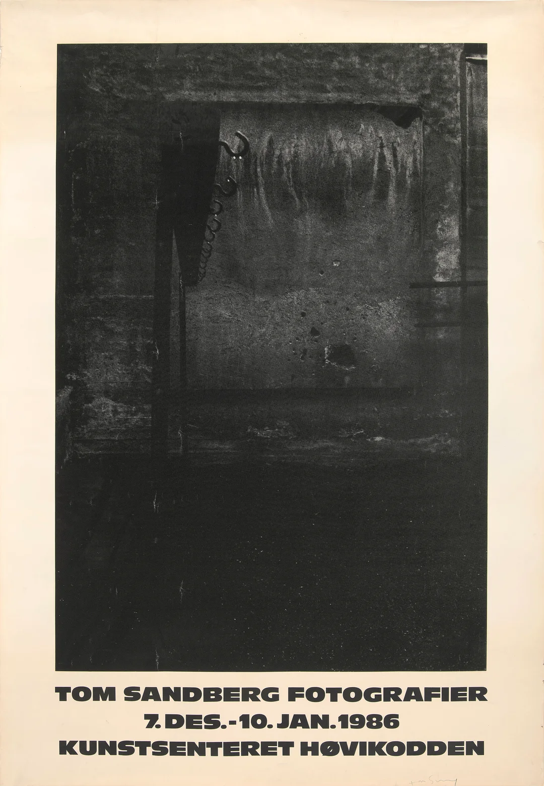 Sandberg, Tom — "Tom Sandberg Fotografier" 1985 — Gjenstand/Varia og samleobjekter — Blomqvist