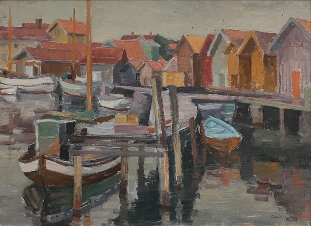 ELLIS WALLIN. "GRÅ DAG", 1946.