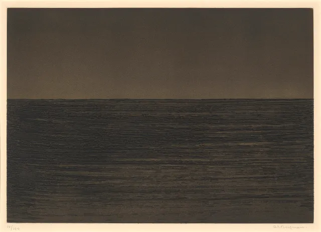 Bergman, Anna-Eva — "G 41-1978 Sort horisont/Horizon noir" 1978