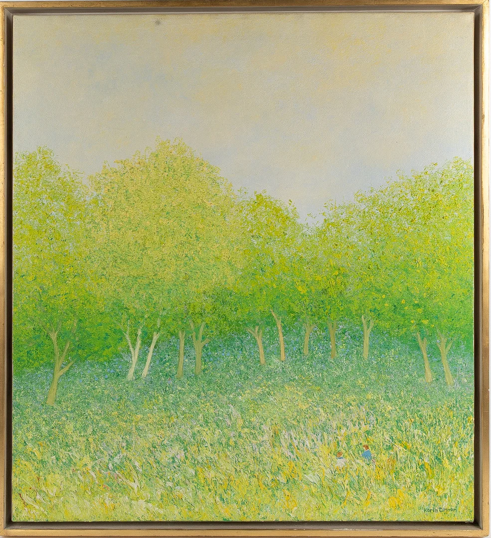 KARIN OLSSON. "Sommar" ur "De fyra årstiderna". — Paintings — Stockholms Auktionsverk Helsingborg