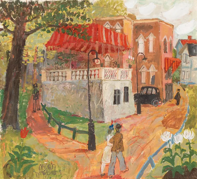 Olle Olsson-Hagalund, "Stenvillan, Sundbyberg".