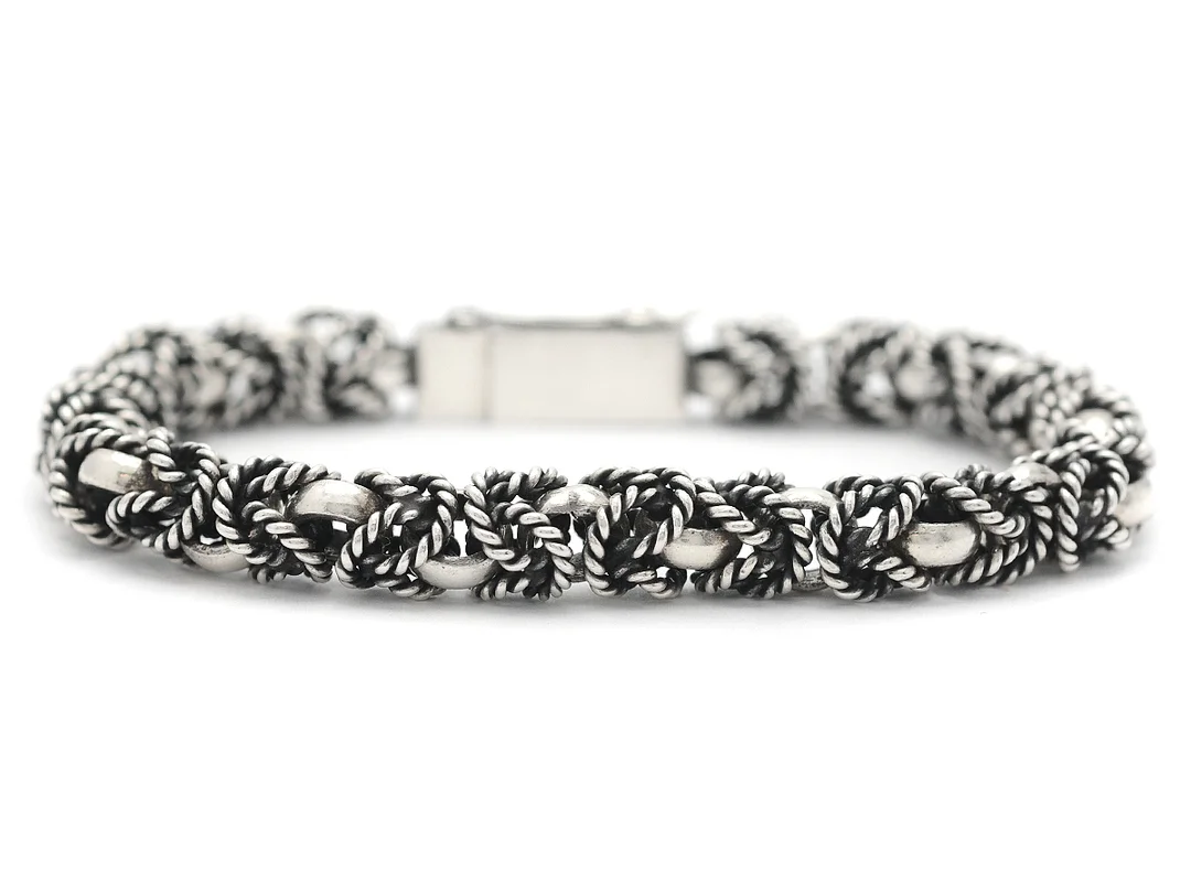 ARMBAND, sterling silver, längd 20 cm, vikt 40,5 g. — Smycken/Armband — Kaplans