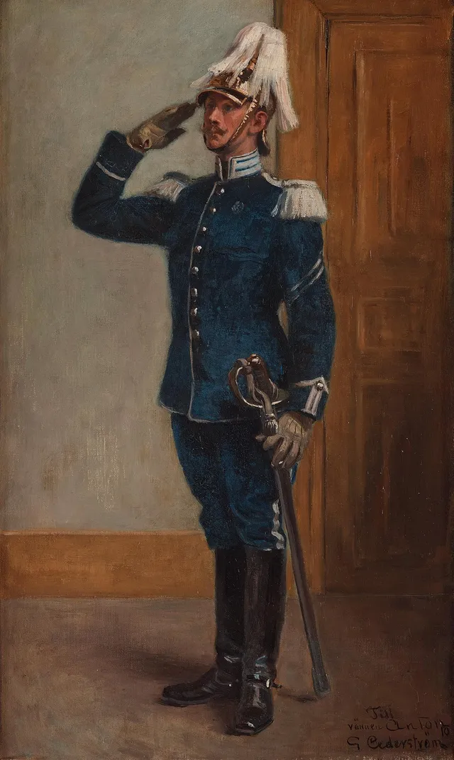 Gustaf Cederström, ”Hästgardeskorpral”.