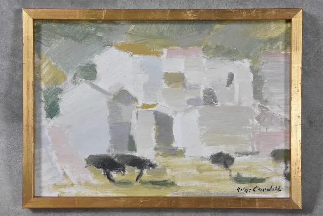 HELGE CARDELL. 1902-1972 olja på duk signerad, daterad -62.