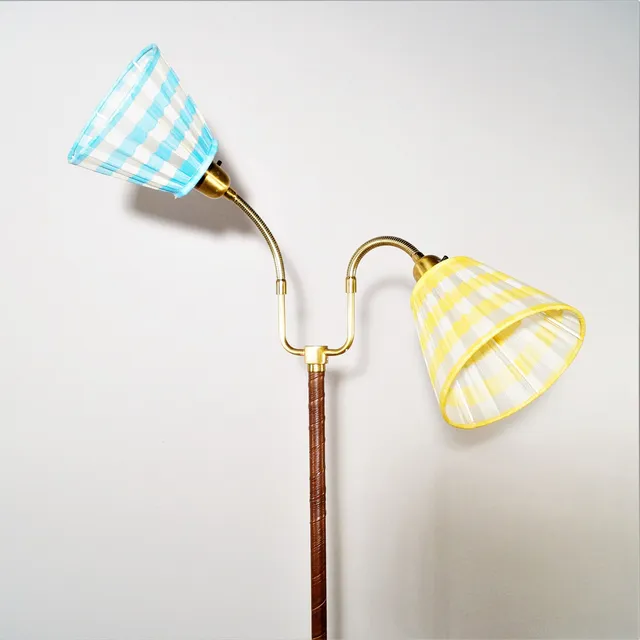 EINAR BÄCKSTRÖM. golvlampa, tvåarmad.