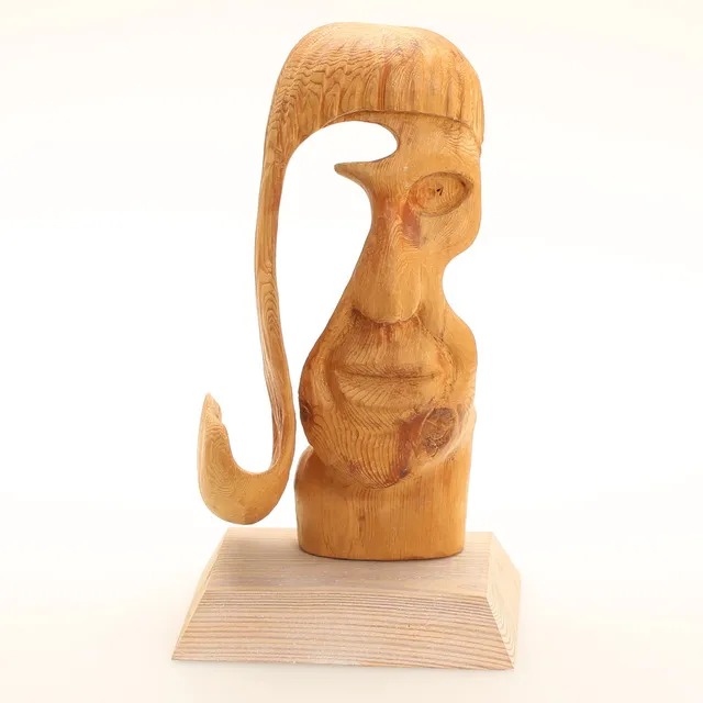 ÅKE HERCULES. Skulptur, "Kvinnohuvud".