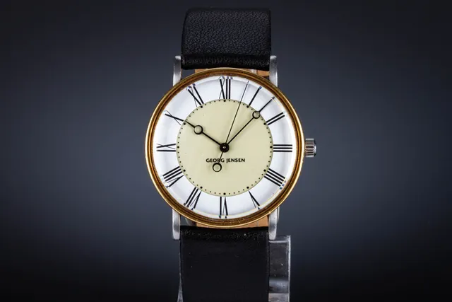Bo Bonfils for Georg Jensen. Herreur i 18 kt. guld og stål