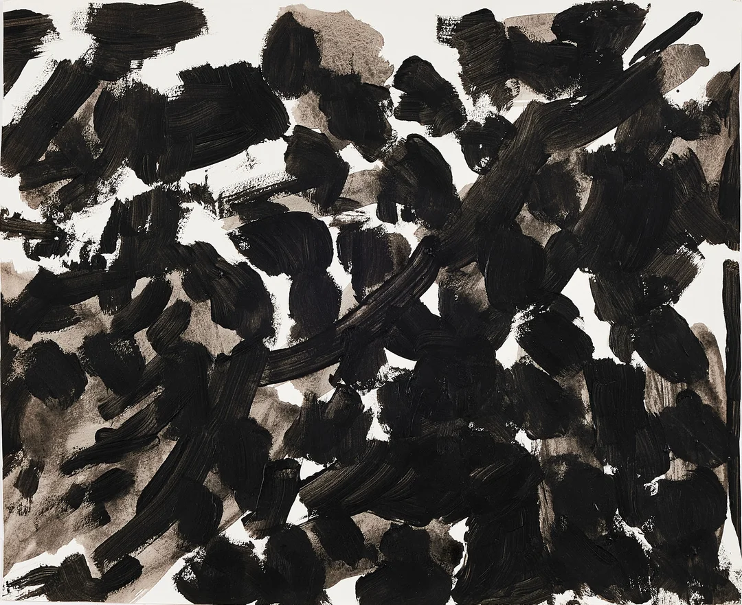 BO SWENSON. Utan titel, 3 st., akryl på papper, osignerade. — Paintings — Stockholms Auktionsverk Magasin 5