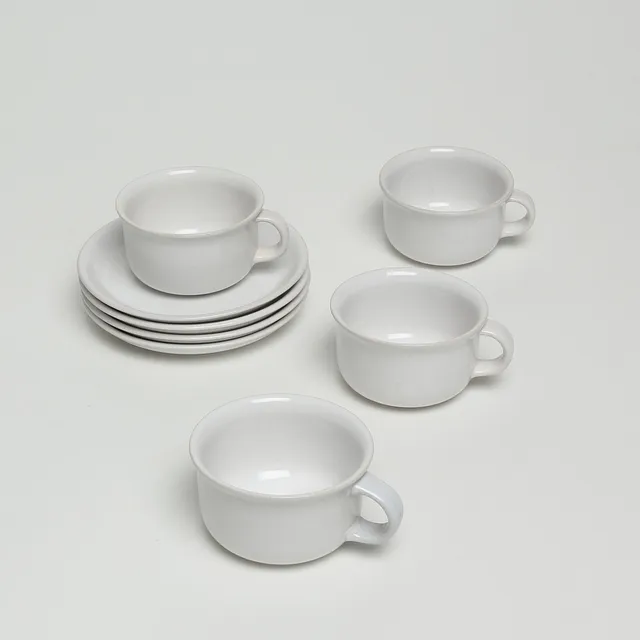 SIGNE PERSSON-MELIN. KOPPAR, med fat, 4 st, Boda Nova.