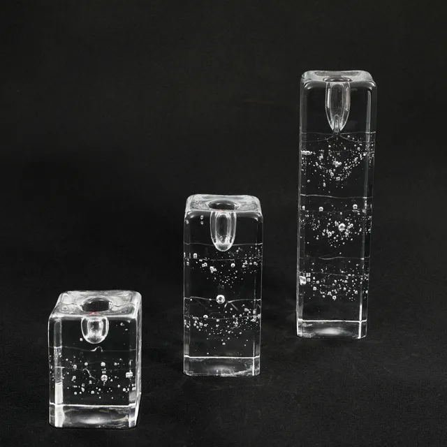 TIMO SARPANEVA. Ljusstakar, 3 stycken," Arkipelago " ,Iittala.