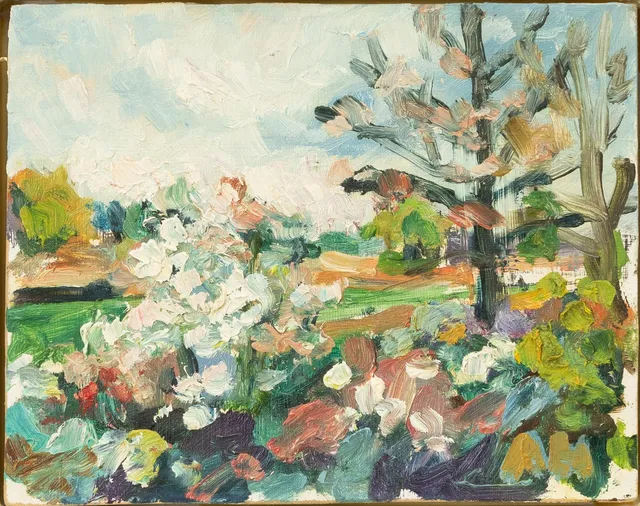Anders Hultman, "Blommande slån".
