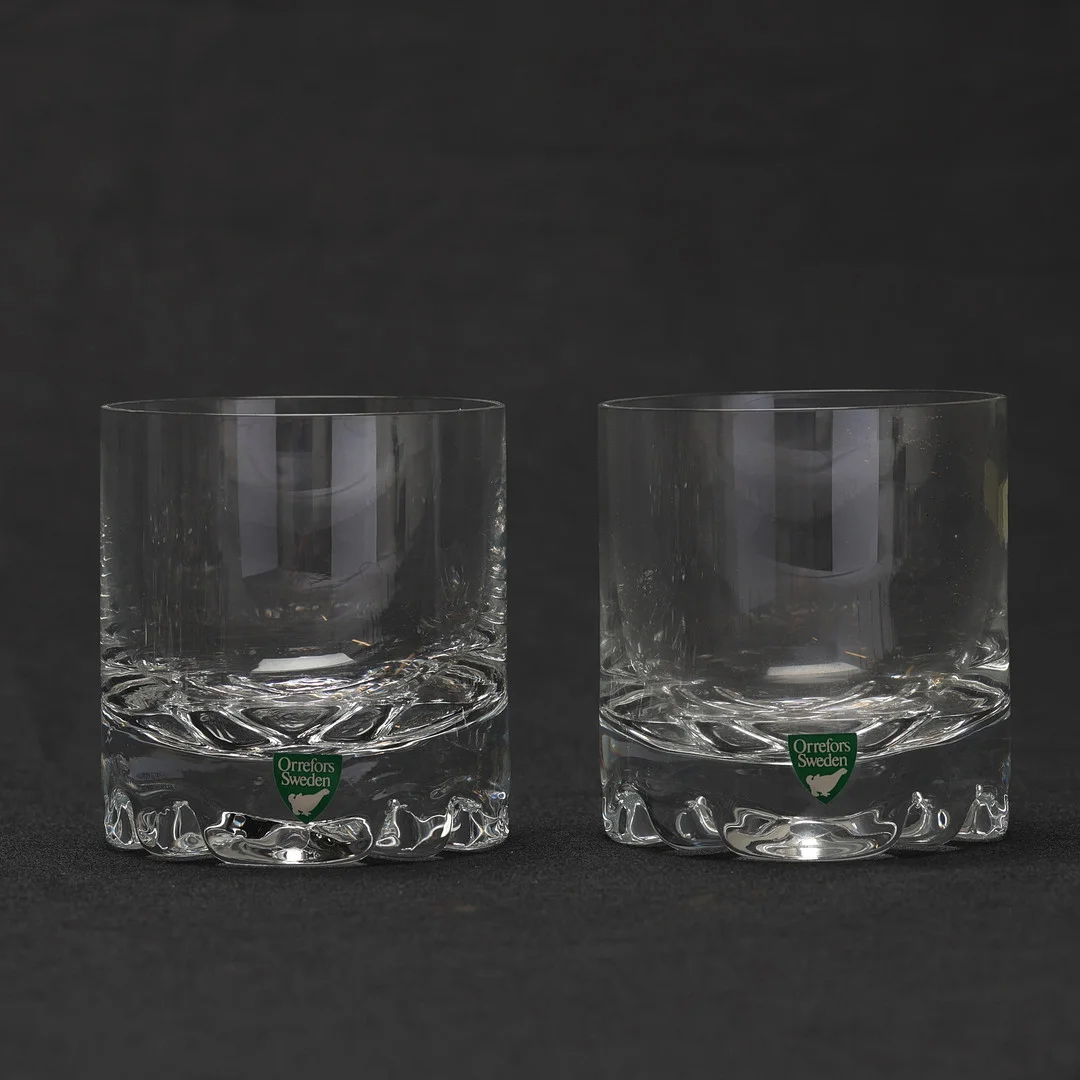 OLLE ALBERIUS. Whiskyglas, 10 st, "Erik", Orrefors. — Utility glass — Gomér & Andersson Jönköping
