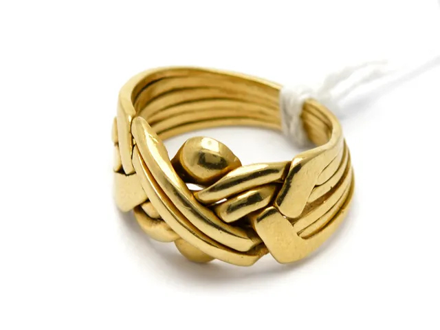 Pusselring 14K Ø18¼ 9,8g