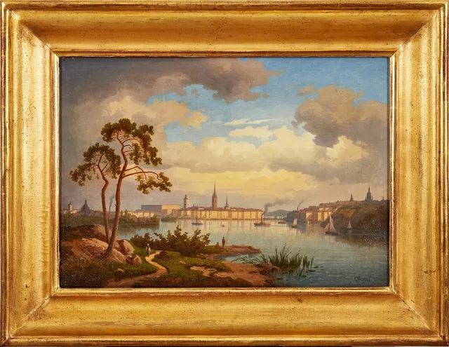 CARL ABRAHAM ROTHSTÉN (1826-1877). Riddarfjärden.