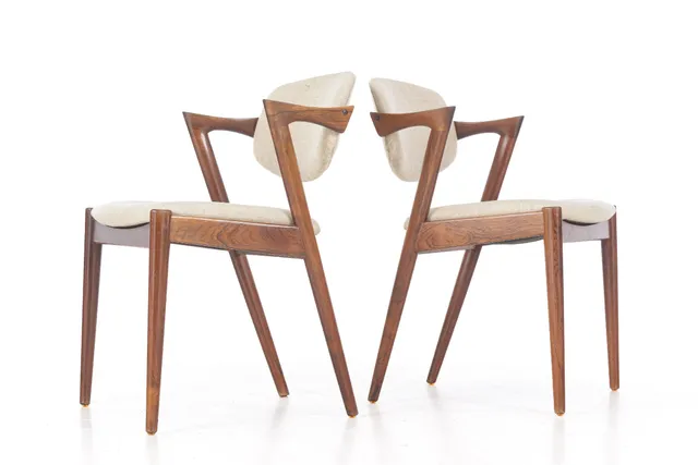 Kai Kristiansen. A pair of rosewood armchairs, model 42. (2)