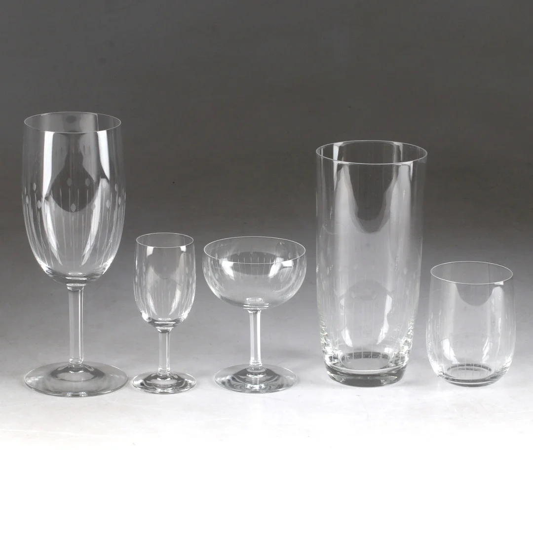 NILS LANDBERG. Glasservis, 33 delar, "Gothenburg", Orrefors. — Utility glass — Stadsauktion Sundsvall