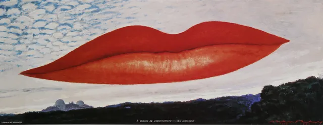 AFTER MAN RAY. "A l'heure de l'observatoire - Les Amoureux".