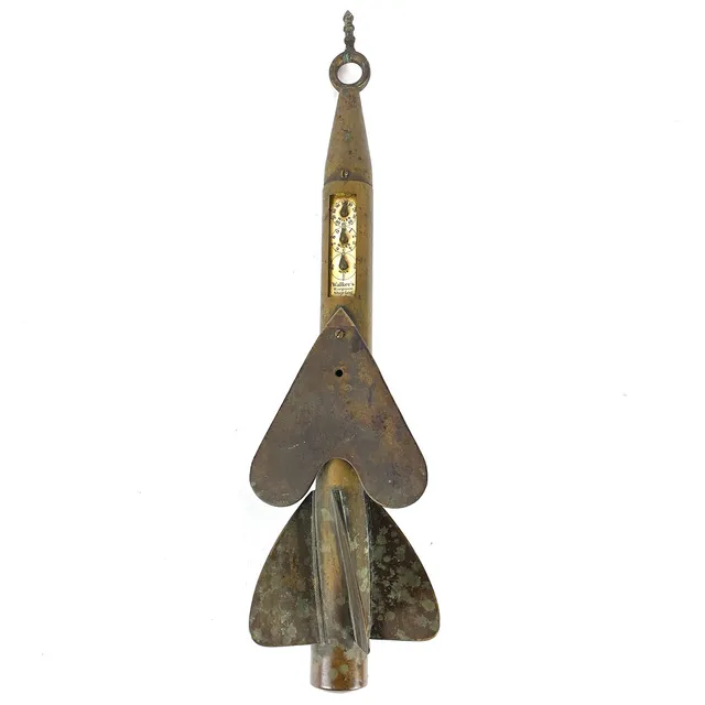 SLÄPLOGG. Mässing, "Walkers Harpoon Ship-Log A.1", Thomas Walker & Son, Birmingham, England, 1800/1900-tal.
