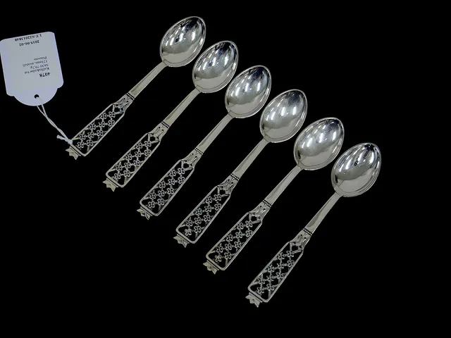 Kaffeskedar 6st S830 79,7g 121mm, modell Prinsess