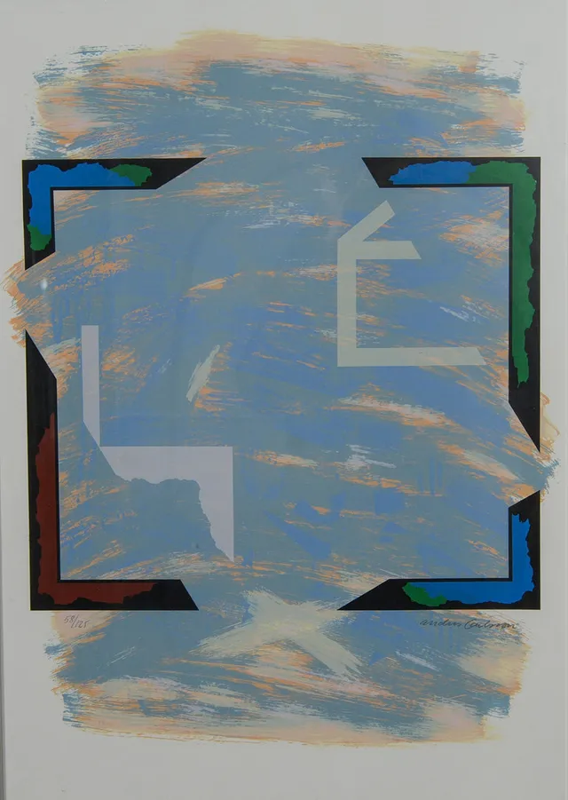 ANDERS CARLSSON. Färglitografi, signerad, numrerad 58/125.