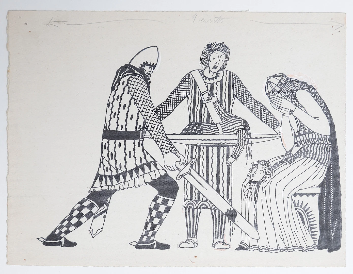JOAN VILA PUJOL, "JOAN D'IVORI". Illustration. — Drawings — Balclis